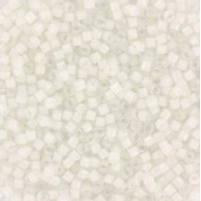 Miyuki delica Perlen 11/0 - White lined ab crystal DB-66